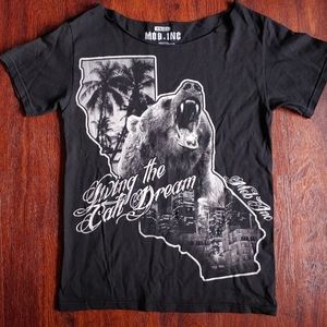 Mob Inc Grizzly Bear California Street Tee shirt